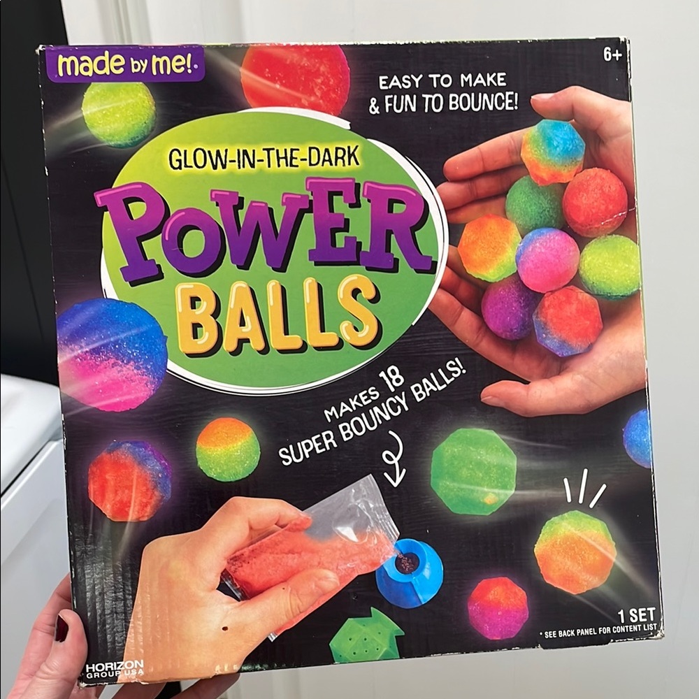 Glow-in-the-Dark Power Balls Kit - DIY Bouncy Ball Kids Craft Activity Project